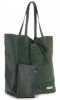 GEANȚĂ DIN PIELE shopper bag Vittoria Gotti verde V602